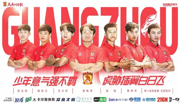  廣州隊球員王文軒轉會重慶銅梁龍，今年25歲，司職中衛(wèi) ???