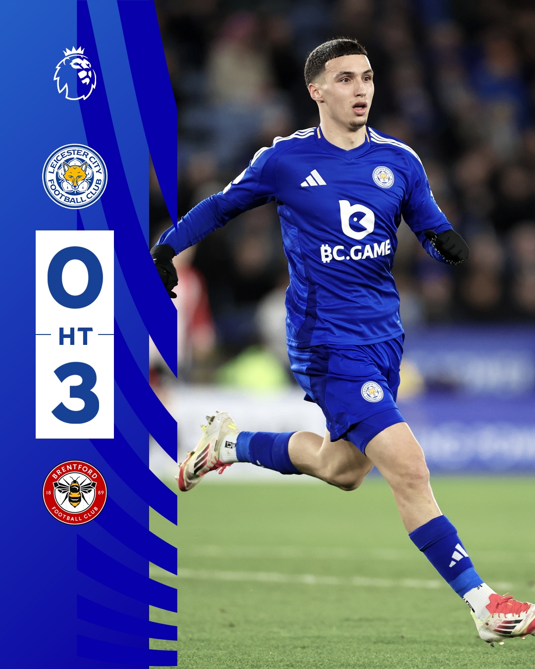  半場0-3！萊斯特若不進(jìn)球輸球，將主場6連敗0進(jìn)球創(chuàng)歷史最糟戰(zhàn)績