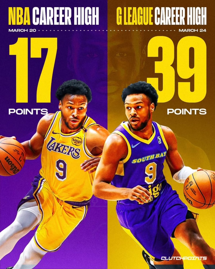  在進步！布朗尼一周內(nèi)先后創(chuàng)下個人NBA和G聯(lián)盟單場得分新紀(jì)錄