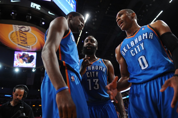  雷霆三少得分全部進(jìn)入歷史前20！他們是NBA歷史最大的如果嗎？
